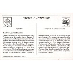 Toulouse - Reproduction Carte Ancienne Gare Vue d’Ensemble
