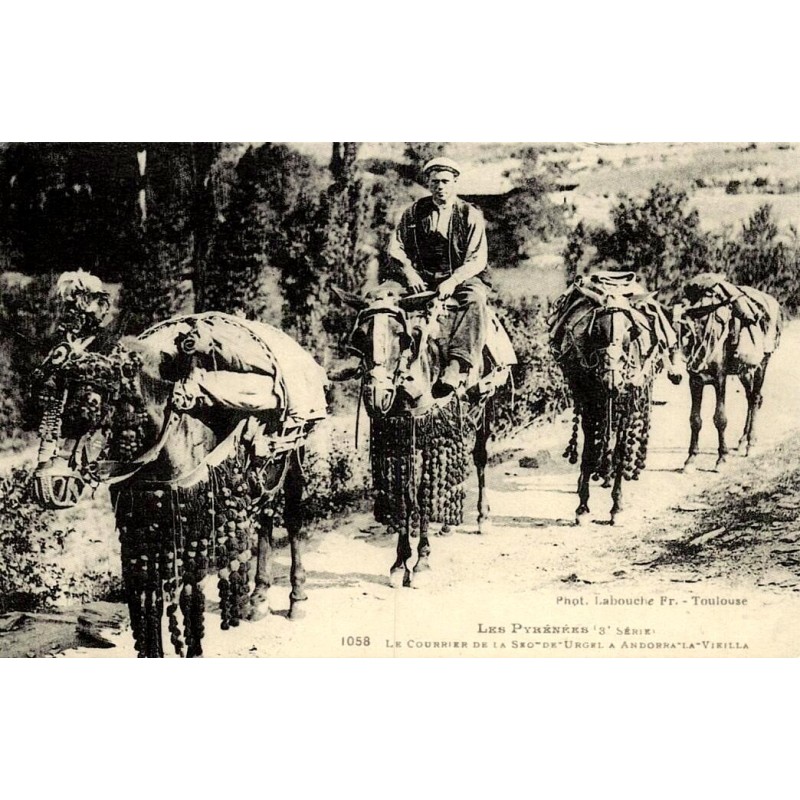 1058 Le Courrier la Sxo De Urgel ANDORRA LA VIEILLA