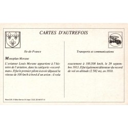 Issy-les-Moulineaux - Reproduction Carte Ancienne Monoplan Morane