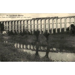 Chaumont viaduc reproduction carte ancienne Collection Cartes d'Autrefois