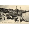 Trouville départ du bateau Le Rapide reproduction carte ancienne Collection Cartes d'Autrefois