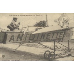 Hubert Latham monoplan Antoinette reproduction carte ancienne Collection Cartes d'Autrefois