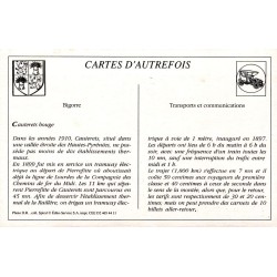 Cauterets - Reproduction Carte Ancienne Tram de La Raillère
