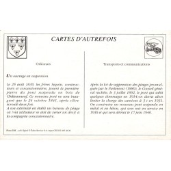 Châteauneuf-sur-Loire - Reproduction Carte Ancienne Entrée du Pont