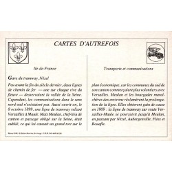 Nézel - Reproduction Carte Ancienne Gare du Tramway