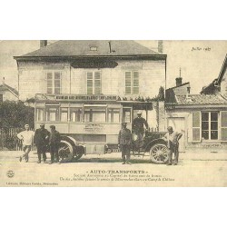 Auto Transports société anonyme reproduction carte ancienne Collection Cartes d'Autrefois