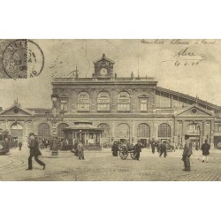 Lille gare reproduction carte ancienne Collection Cartes d'Autrefois