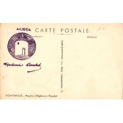Carte postale ancienne Moulin d’Alphonse Daudet Fontvieille Provence