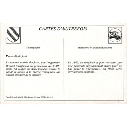 Châlons-sur-Marne - Reproduction Carte Ancienne Promenade du Jard