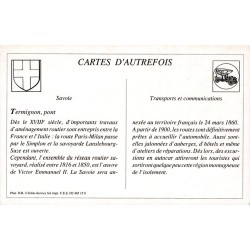 Termignon - Reproduction Carte Ancienne Autobus Routier