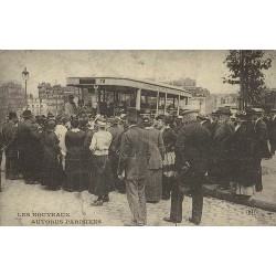 Nouveaux autobus parisiens reproduction carte ancienne Collection Cartes d'Autrefois