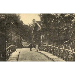 Fontenay-sous-Bois restaurant de la Porte Jaune reproduction carte ancienne Collection Cartes d'Autrefois