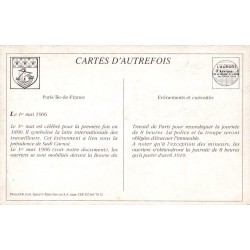 Paris - Reproduction Carte Ancienne Manifestation du 1er Mai
