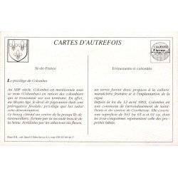 Colombes - Reproduction Carte Ancienne Rue Beaupaire