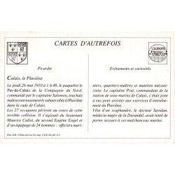 Calais - Reproduction Carte Ancienne Catastrophe du Pluviôse