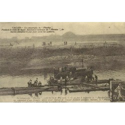 Calais catastrophe du Pluviôse reproduction carte ancienne Collection Cartes d'Autrefois