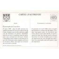 Courrières - Reproduction Carte Ancienne Catastrophe Minière