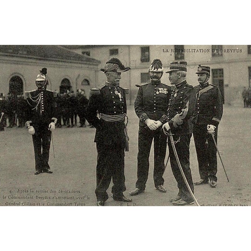 Paris réhabilitation de Dreyfus reproduction carte ancienne Collection Cartes d'Autrefois