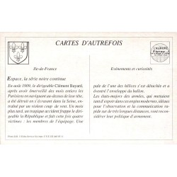 France - Reproduction Carte Ancienne Dirigeable République