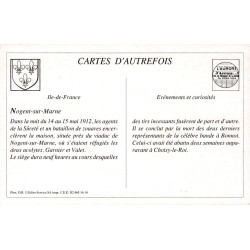 Nogent-sur-Marne - Reproduction Carte Ancienne Garnier et Valet