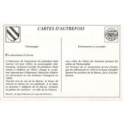 Châlons-sur-Marne - Reproduction Carte Ancienne Monument Carnot