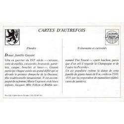 Douai - Reproduction Carte Ancienne Mme Gayant