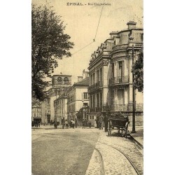 Épinal rue Claude Gelée reproduction de carte postale ancienne Collection Cartes d'Autrefois