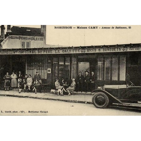 Le Plessis-Robinson Maison Camy avenue de Robinson reproduction de carte postale ancienne Collection Cartes d'Autrefois