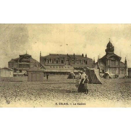 Calais le Casino reproduction de carte postale ancienne Collection Cartes d'Autrefois