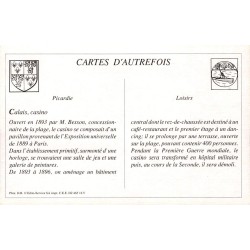 Calais - Reproduction Carte Ancienne Le Casino