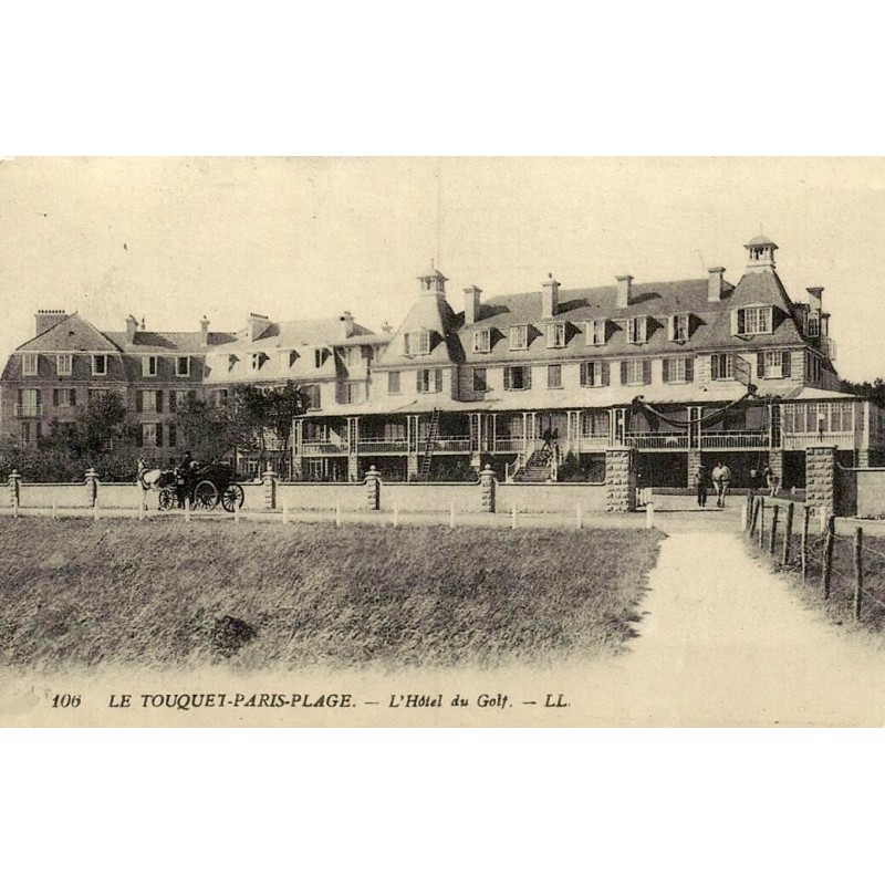 Le Touquet-Paris-Plage Hôtel du Golf reproduction de carte postale ancienne Collection Cartes d'Autrefois