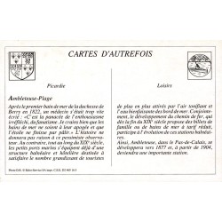 Ambleteuse - Reproduction Carte Ancienne Plage et Digue