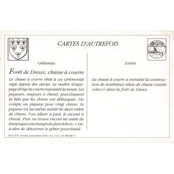 Dreux - Reproduction Carte Ancienne Chasse à Courre