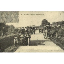 Gaillon la Côte jour de course reproduction de carte postale ancienne Collection Cartes d'Autrefois