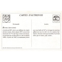 Étretat - Reproduction Carte Ancienne Lawn Tennis Club