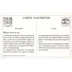 Dieppe - Reproduction Carte Ancienne Baigneuses