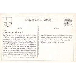 Chamonix-Mont-Blanc - Reproduction Carte Ancienne Chasse au Chamois