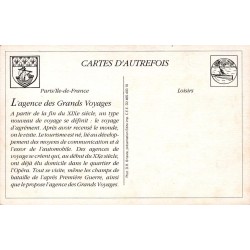 Agence des Grands Voyages - Reproduction Carte Ancienne Circuit
