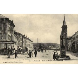 Baccarat rue des Ponts reproduction de carte postale ancienne Collection Cartes d'Autrefois