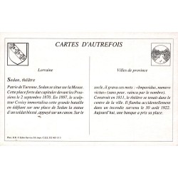 Sedan - Reproduction Carte Ancienne Le Théâtre