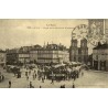 Auch place de la Mairie et cathédrale reproduction de carte postale ancienne Collection Cartes d'Autrefois