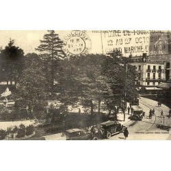 Toulouse place et square Villon reproduction de carte postale ancienne Collection Cartes d'Autrefois