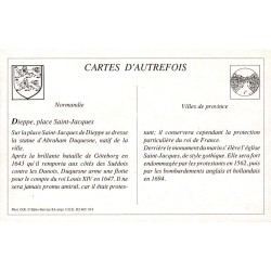 Dieppe - Reproduction Carte Ancienne Monument Duquesne