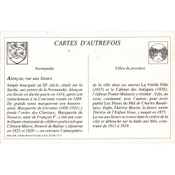 Alençon - Reproduction Carte Ancienne Rue aux Sieurs