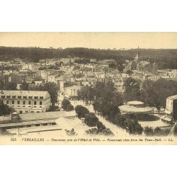 Versailles panorama pris de l’Hôtel de Ville reproduction de carte postale ancienne Collection Cartes d'Autrefois
