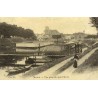 Reproduction de carte ancienne Meaux vue prise du quai Thiers Collection Cartes d'Autrefois