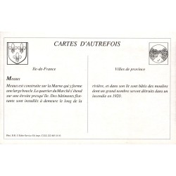 Meaux - Reproduction Carte Ancienne Quai Thiers