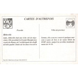 Abbeville - Reproduction Carte Ancienne Vieilles Maisons