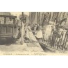 Reproduction de carte ancienne Dunkerque embarquement des tuiles Collection Cartes d'Autrefois