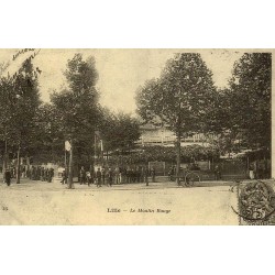 Reproduction de carte ancienne Lille Le Moulin Rouge Collection Cartes d'Autrefois
